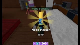 How to get NOOB marker in FIND THE MARKERS Roblox  MICROWAVE CODE  UPDATED 2024 [upl. by Nollek782]