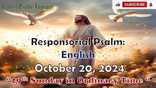 Responsorial PsalmOctober 20 2024English29th Sunday in Ordinary Time [upl. by Cowey288]