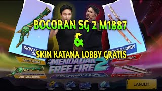 BOCORAN SG 2 M1887 SG 2 TERBARU 2024 SG 2 M1887 GRATIS SKIN KATANA LOBBY GRATIS [upl. by Alakam]