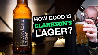 Jeremy Clarksons Lager Is it any good Hawkstone Lager Beer Review [upl. by Sillyhp]