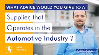 What advice would you give to a supplier that operates in the automotive industry 🧐 [upl. by Piscatelli158]