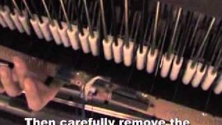 The Simple Repair of a Yamaha Clavinova to reduce Keyboard Noise [upl. by Nutsud519]