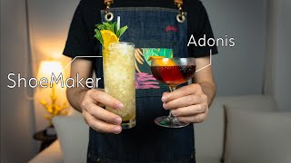 Fino Sherry Cocktails 2 Ways  The PERFECT drink pairing with food [upl. by Ulick]