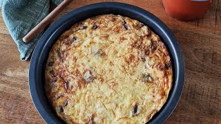 QUICHE SANS PÂTE au POULET [upl. by Odie]