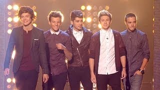 One Directions guest appearance  The X Factor UK 2012 [upl. by Aiva]