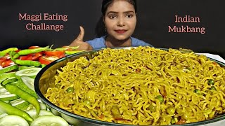 Indian Mukbank  Indian Food Mukbank  Maggi Mukbank  Maggi Eating Video  Maggi Mukbank ASMR [upl. by Deonne]