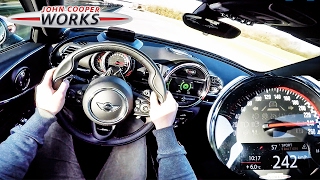 Mini Clubman JCW 2017 ACCELERATION amp TOP SPEED POV Test Drive by AutoTopNL [upl. by Eirased918]