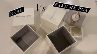 REAL VS FAKE MICHEAL KORS WATCH CASING [upl. by Nevear]