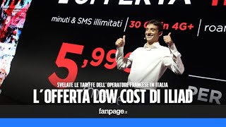 La super offerta di Iliad 599 euro al mese per 30 GB minuti e SMS illimitati [upl. by Eemiaj398]