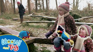 WoollyandTigOfficial  A Quiet Forest with Mummy 🌳👩‍👧  Clip  TV Show For Kids  Winter [upl. by Omidyar]