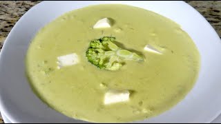 CREMA DE BROCOLI  SOPA DE BROCOLI FACIL RECETA   CocinablogOficial [upl. by Hendon626]