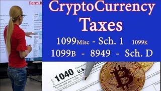 Cryptocurrency taxes Crypto taxes explained Tax forms needed for Cryptocurrency taxes USA [upl. by Kenward]