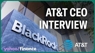 ATampT CEO talks earnings Gigapower BlackRock partnership [upl. by Collen63]