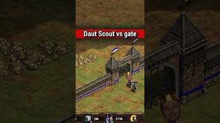 Daut Scout leads to Daut game  AoE2 gameplay in 60 seconds [upl. by Landy]