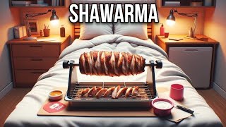 Chicken Shawarma in my Dorm Room and how to make it [upl. by Graeme]