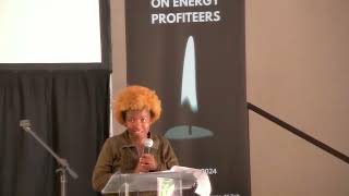 Siphokazi Kumbuza speaks at Open Secrets Peoples Hearing on Energy Profiteers [upl. by Nolita]