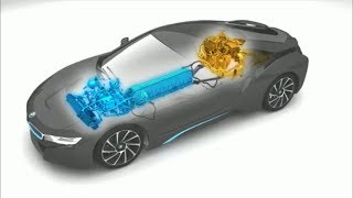 BMW i8 hybrid system in detail [upl. by Melentha]