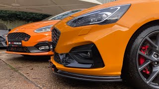 Newest generation of Ford Performance Mk4 Focus ST vs Mk8 Fiesta ST Performance Edition [upl. by Folger]