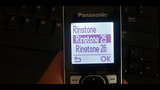 hacked Panasonic KXTGA682EX and KXTGDA52  MIDI ringtones part 2 [upl. by Adnamas]