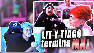 REACCION A LIT KILLAH Y TIAGO EN FORMATO FMS TERMINA MAL [upl. by Dennis]