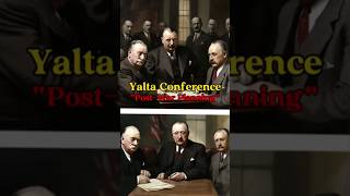 Yalta Conference PostWar Planning feedshorts ytshorts history ww2 worldwar2 [upl. by Lynad]