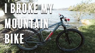 I Broke my Cube Analog Mountain Bike at Castlewellan [upl. by Adok]