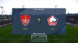 PES 2021  BrestLille Ligue 1  Saison 20222023 [upl. by Braun]