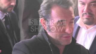 Jean Dujardin at the premiere of quotThe wolf of Wall Streetquot in Paris [upl. by Acsirp]