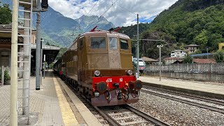 Treno storico da Milano a Chiavenna con la E636161 [upl. by Aluin]