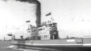 Newcastle Car Ferries Opening Stockton Bridge Ferries Leaving Newcastle Ferry Wrecks Trial Bay [upl. by Lecrad869]