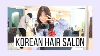 Follow Me to a Korean Hair Salon in Hongdae Seoul 🇰🇷 The Days Hair  Korea Vlog [upl. by Ettelorahc203]