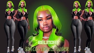 Sims 4 CAS with cc folder and sim download [upl. by Hamehseer]