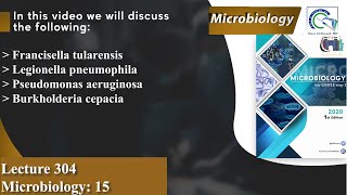 Francisella tularensis  Legionella pneumophila  Pseudomonas aeruginosa  Burkholderia cepacia [upl. by Aikit169]