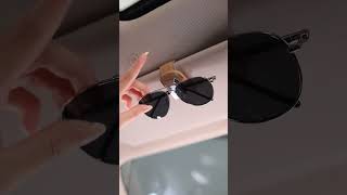 Convenient Storage Within Easy Reach — Sun Visor Glasses Clip for a Safer Drive [upl. by Ellecrad]