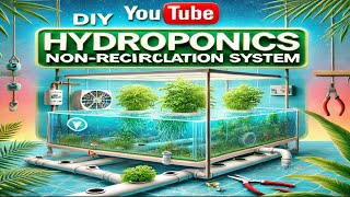 Hydroponics Training  Episode 16DIY Non ReCirculating System at home Hydroponic Farming Training [upl. by Hadnama]