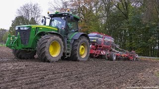 4K John Deere 8370R mit Horsch Focus 6TD [upl. by Acirret]