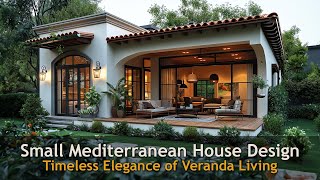 Exploring the Charm of A Small Mediterranean House with Veranda [upl. by Enimisaj]