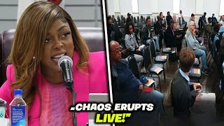 Tiffany Henyard Loses Control in Explosive Live Board Meeting—What’s Going On [upl. by Namialus957]