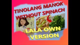 Tinolang manok with papaya lala own versionreliefgoods [upl. by Aim]