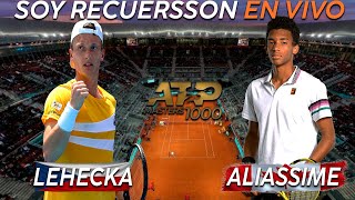 Jiri Lehecka vs Felix Auger Aliassime Reaccionando en vivo ATP Masters 1000 de Madrid [upl. by Yank]