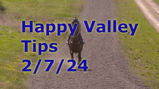 🏇Hong Kong Horse Racing Tips 272024  Happy Valley [upl. by Mullane]