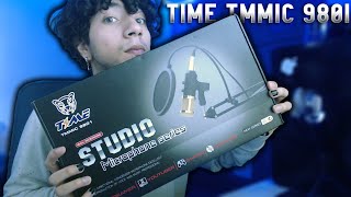 UNBOXING y REVIEW MICRÓFONO  TIME TMMIC 9801 [upl. by Ardnalac]