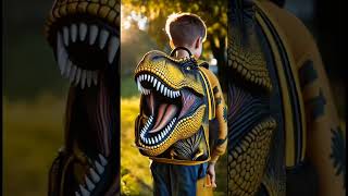 These dinosaur backpacks look so cool 🦕🦖 [upl. by Assirral]