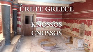 Que voir en Crète le palais de Cnossos Knossos Héraklion Grèce guide de voyage [upl. by Namijneb702]