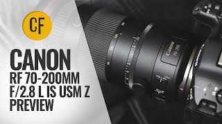 Canon RF 70200mm f28 L IS USM Z lens preview [upl. by Sedruol]