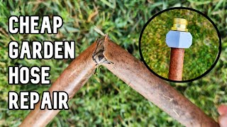 How to cheaply repair a garden hose [upl. by Ribble]