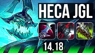 HECARIM vs GRAVES JGL  1315 Legendary 600 games  NA Master  1418 [upl. by Knowling386]