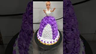 Barbie doll cake cakedecorating youtubeshorts trending shortvideo cake oasis [upl. by Bikales]