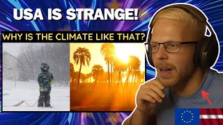 Latvian Reacts to Climate in the US  Whys It Like That [upl. by Suki722]