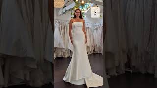 Our Top 6 Fitted Wedding Dresses  weddingdress [upl. by Ahseetal875]